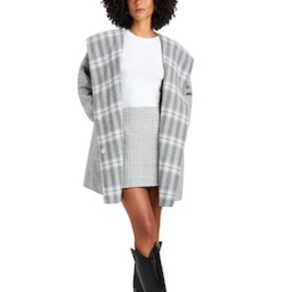 Splendid Elliott Reversible Plaid Coat  XS NWT